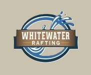 Blue White Water Rafting Logo